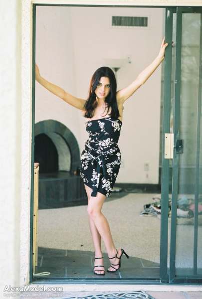 Alexa Model summer dress