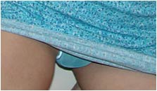 Dirty Aly upskirt