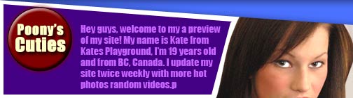 Hi guys! WElcome to my preview of my Kate's Playground site.
