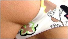 In Bed With Eva panty covered pussy